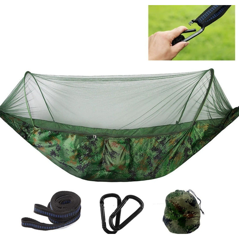 Hamaca  Portatil  Mosquitero Camping Aire Libre