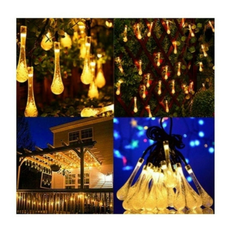 Luces Decorativas Solares Navideñas 5metros