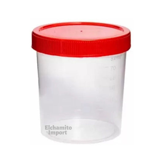 Frasco Estéril Orina Tapa Rosca 100ml