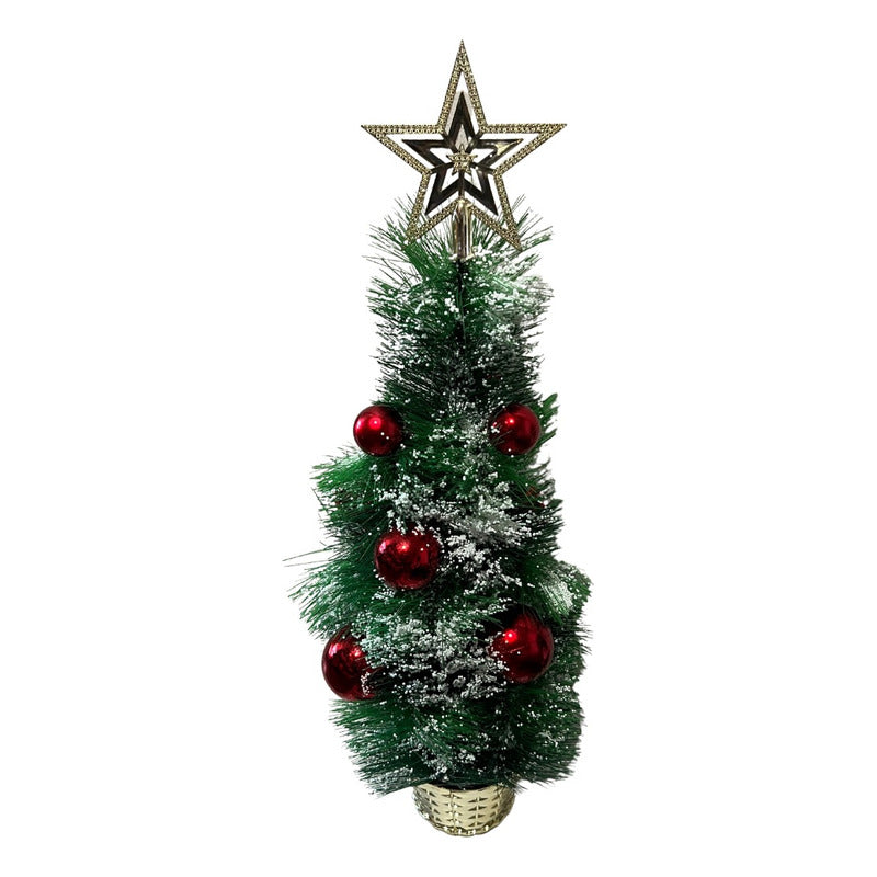 Árbol Navideño De Escritorio Mini Arbolito De Navidad 40cm Verde