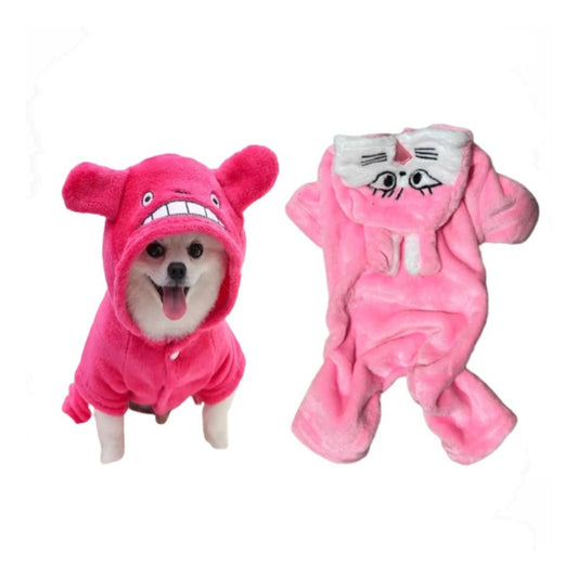 Pijama Perros Gatos Ropa Calida Dormir