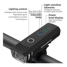 Luz Bicicleta Delantera  Sensor Automatico