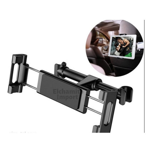 Soporte Celular Tablet /switch /oled- Auto Asiento Respaldo Negro