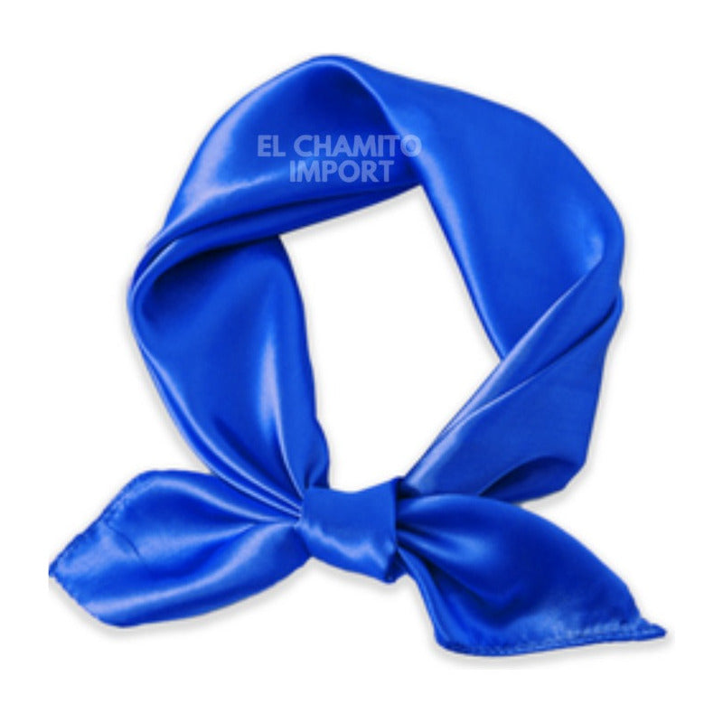 Pañuelo 50 X 50 Tipo Seda Elegante Accesorio Varios Diseños