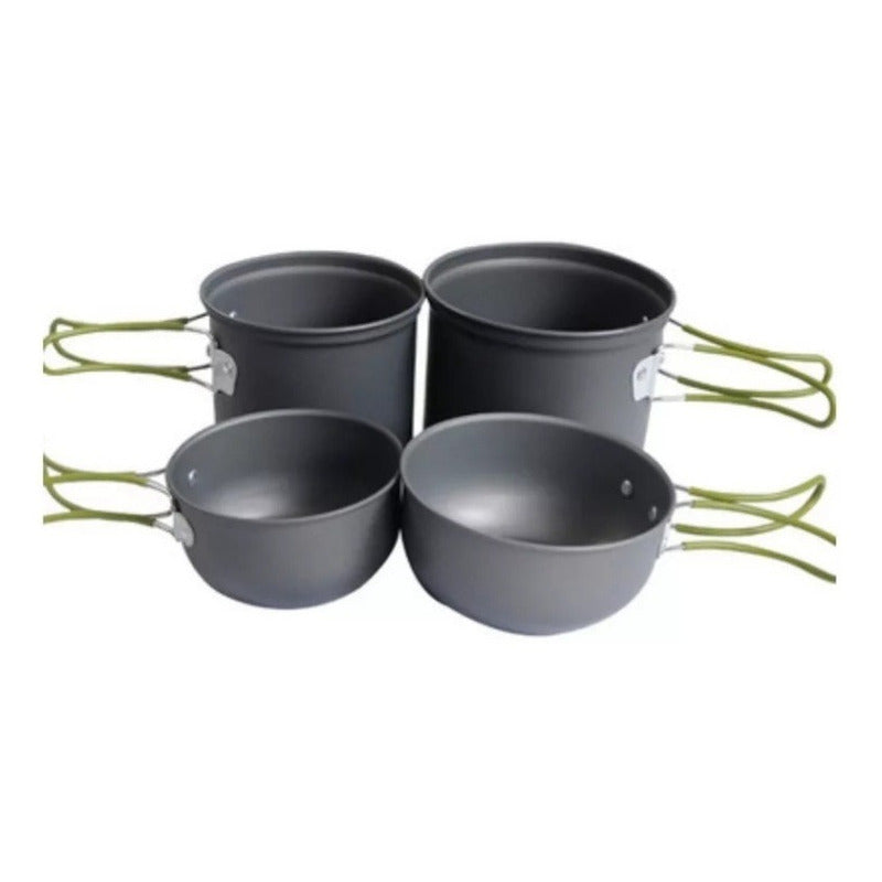 Set Ollas Camping 4 Piezas Ds201