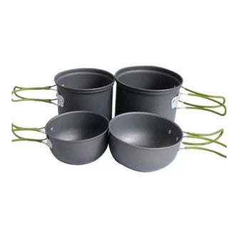 Set Ollas Camping 4 Piezas Ds201