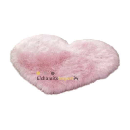 Alfombra Decorativa Baja Cama - Corazón