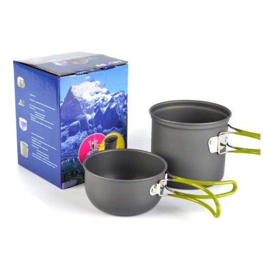 Juego Ollas Camping 2 Piezas Ds101