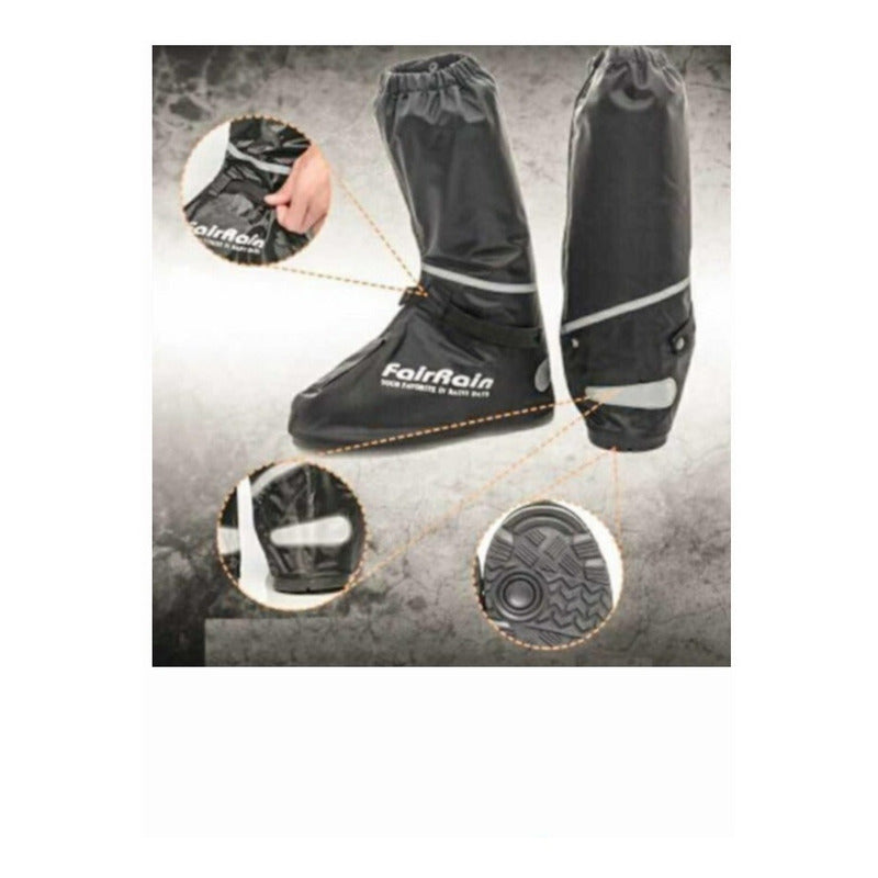 Cubre Zapatos Protección Lluvia Suela Gruesa