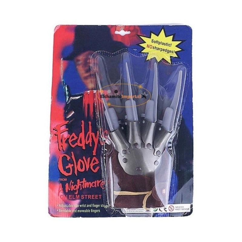 Guante Disfraz Garra Cuchillas Pesadilla Freddy Krueger