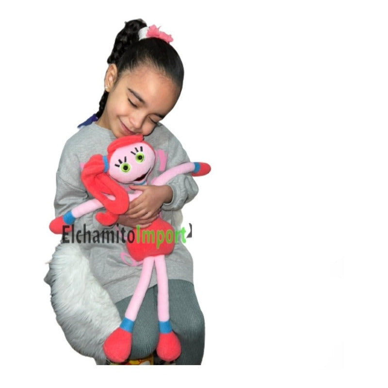 Peluche Mommy Long Leg. Mami Piernas Largas. Playtime. Rosado-rojo