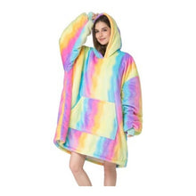 Maxi Polerones Felpa Capucha Manta Polar Bata Frazada
