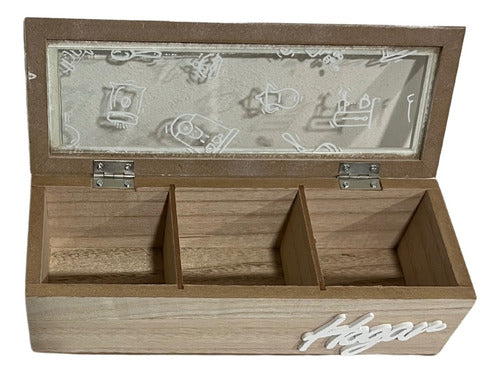 Caja Organizadora De Madera Para Te/joyas/accesorios