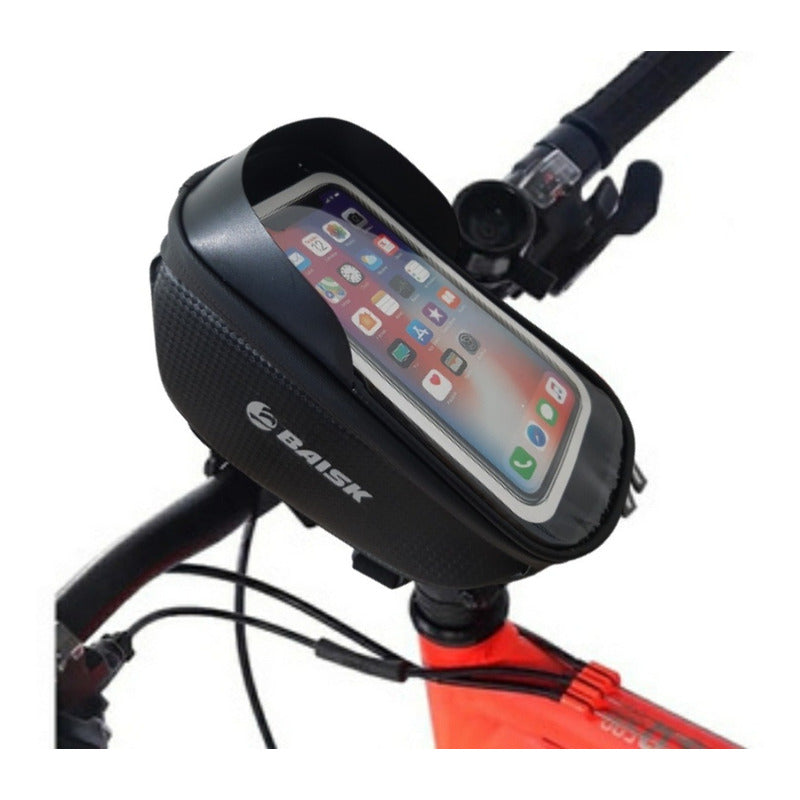 Bolso Estuche Porta Celular Bicicletas  Negro