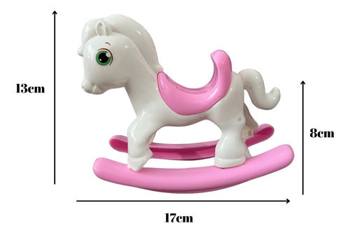 Bebé Llorón Con Pony balancin Juguete Niñas