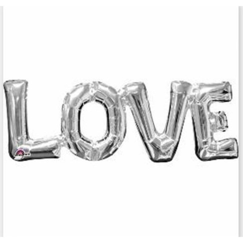 Set Globos Love 36 Piezas  Rosa