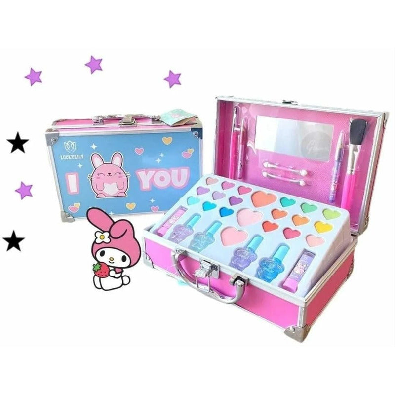 Maleta Maquillaje Set Cosméticos Niñas - Gatita