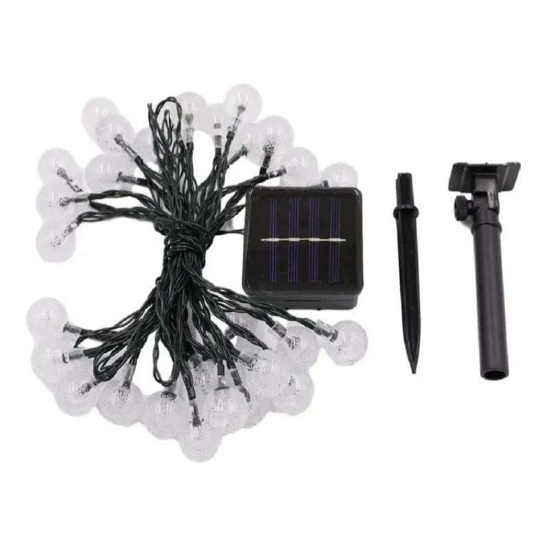 Luces Decorativas Solares Navideñas 5metros
