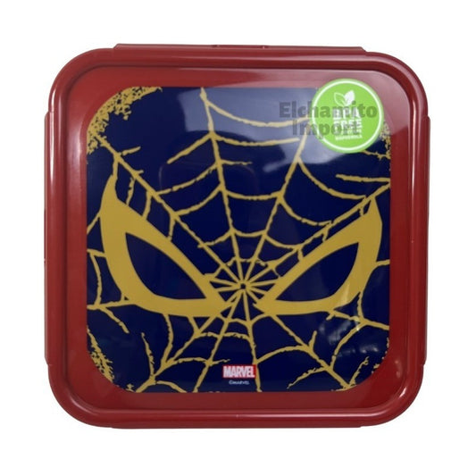 Hermetico 750ml Spiderman Marvel Libre Bpa Contenedor Azul-rojo