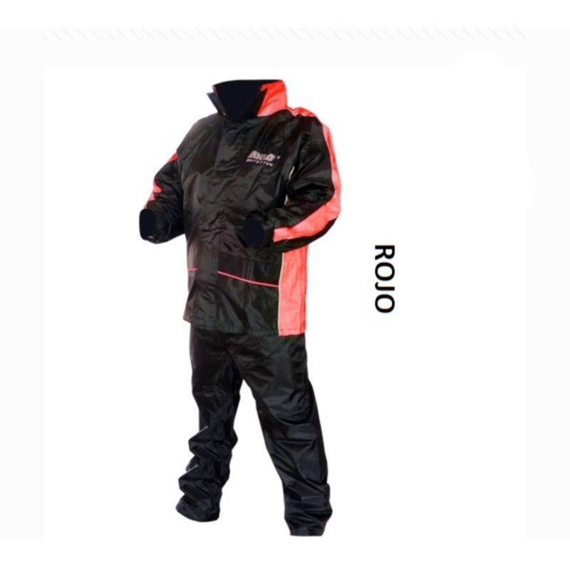 Traje De Lluvia Negro M-l