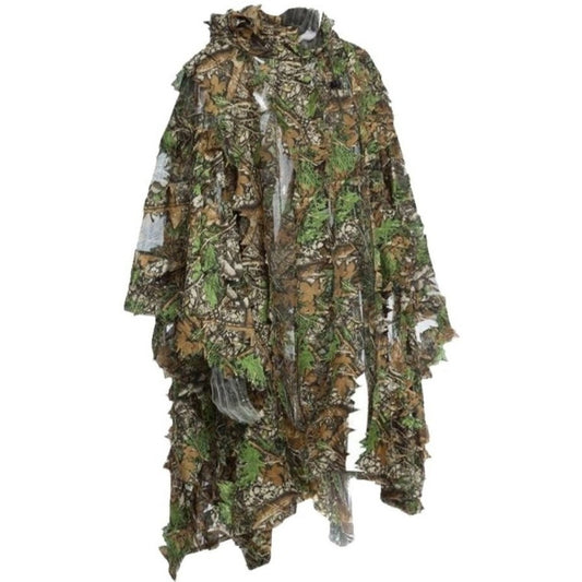 Poncho Caza Hojas De Camuflaje 3d Capa Sigiloso Traje