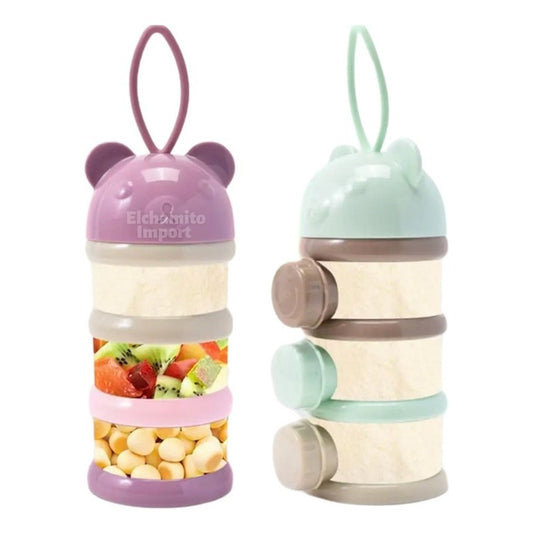 Dispensador 4 Niveles De Leche Alimentos Para Bebes Portátil