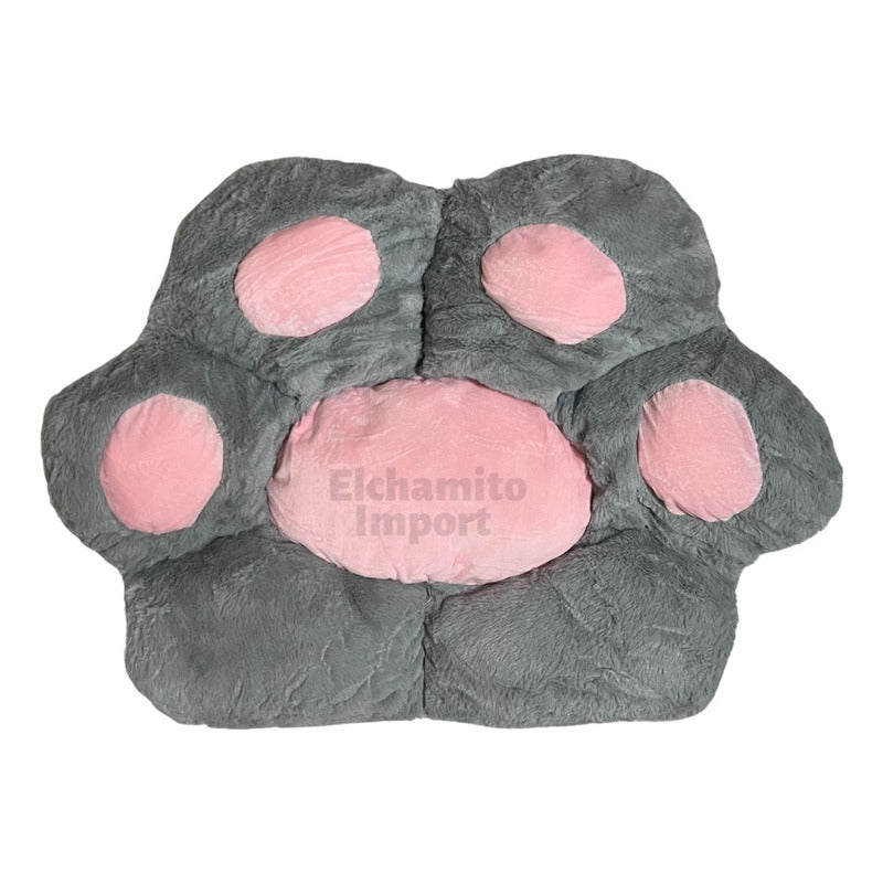 Cojín Para Silla Asiento Peluche Garrita Gato Mueble Mascota