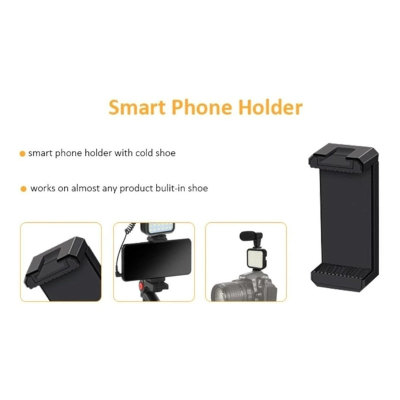 Trípode Micrófono Luz Led Fotografía Videos