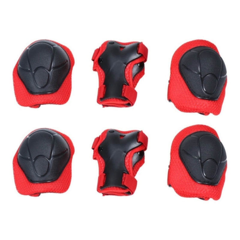 Set Protección Niños Coderas Rodillera Muñecas Rosa