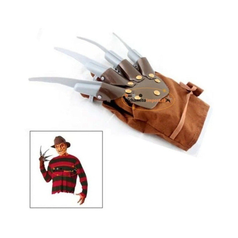 Guante Disfraz Garra Cuchillas Pesadilla Freddy Krueger