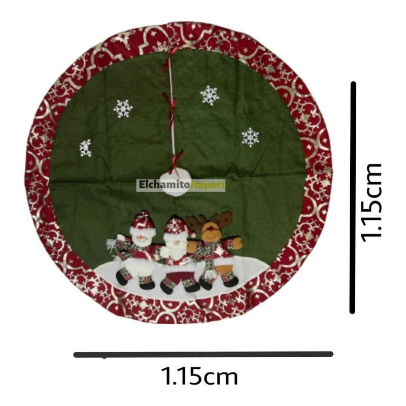 Faldon De Arbol Navideño Decoracion Navidad Pie De Arbol