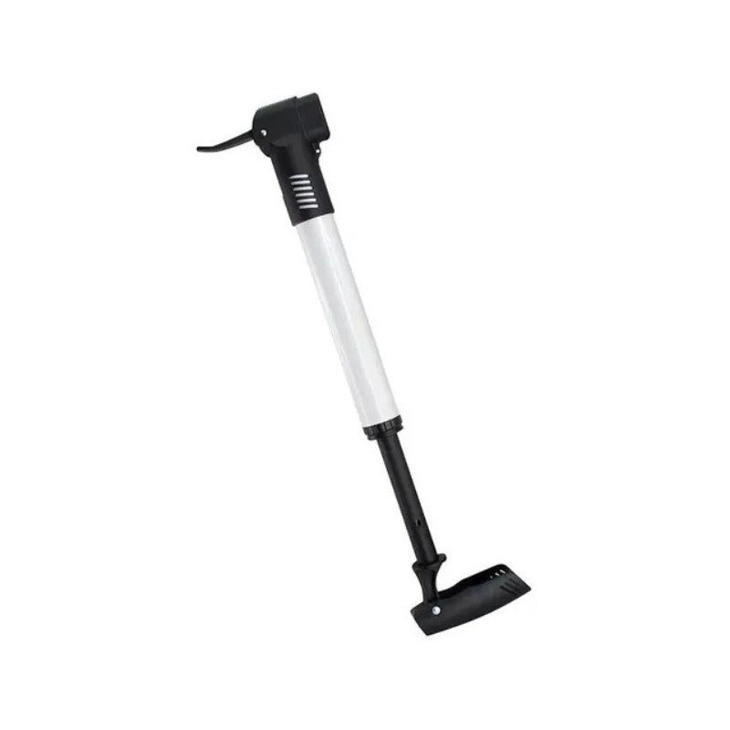 Bombin Mano Portatil Bicicleta Noble Válvula Mtb/ Ruta Plateado