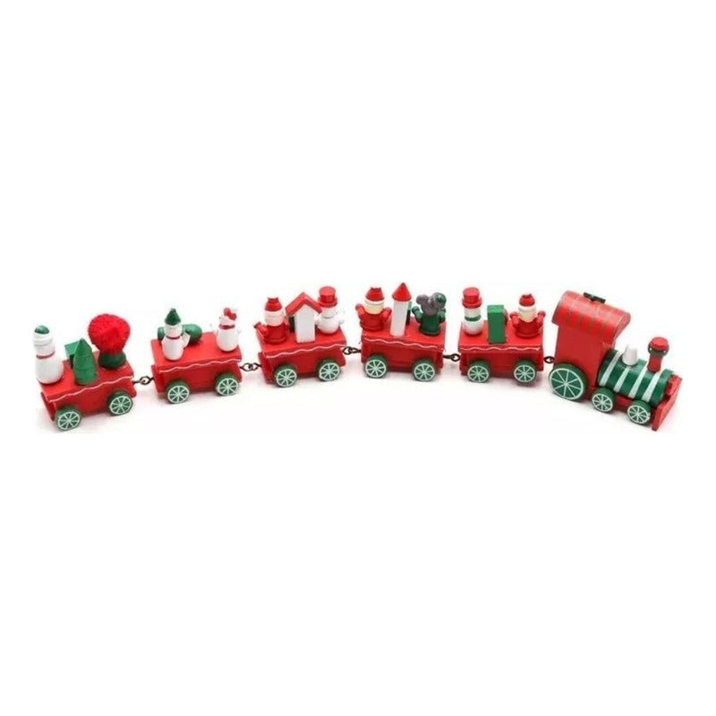 Tren Navidad Decoracion Navideña Adorno Arbol Navidad 24 Cm