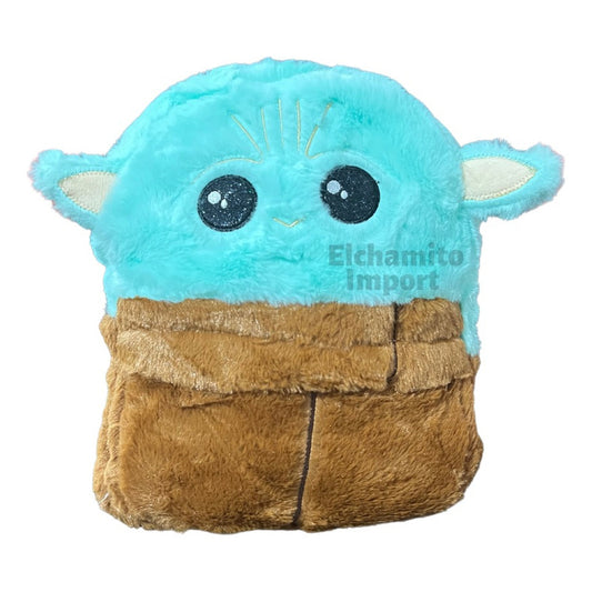 Mochila Baby Yoda Star Wars Peluche Verde Claro