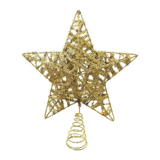 Estrella Arbol De Navidad Decoracion Adorno 25 Cm
