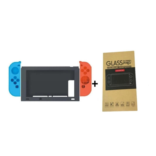 Funda Silicona Nintendo Switch + Mica Protectora