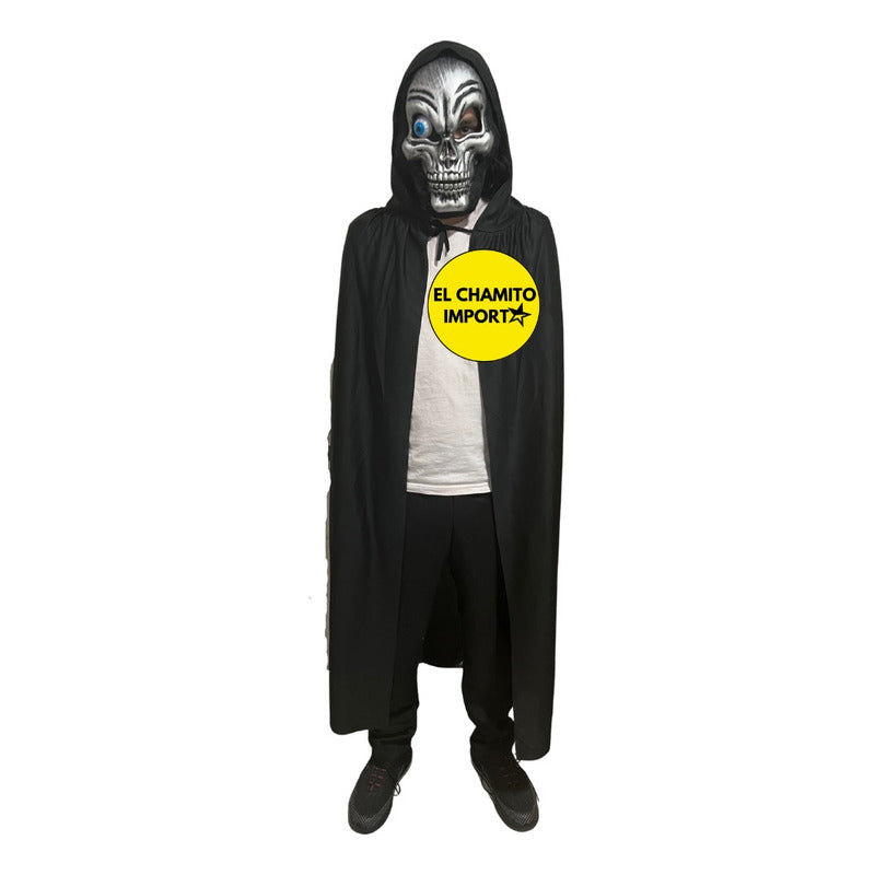 Disfraz De La Muerte Halloween Negro Standar