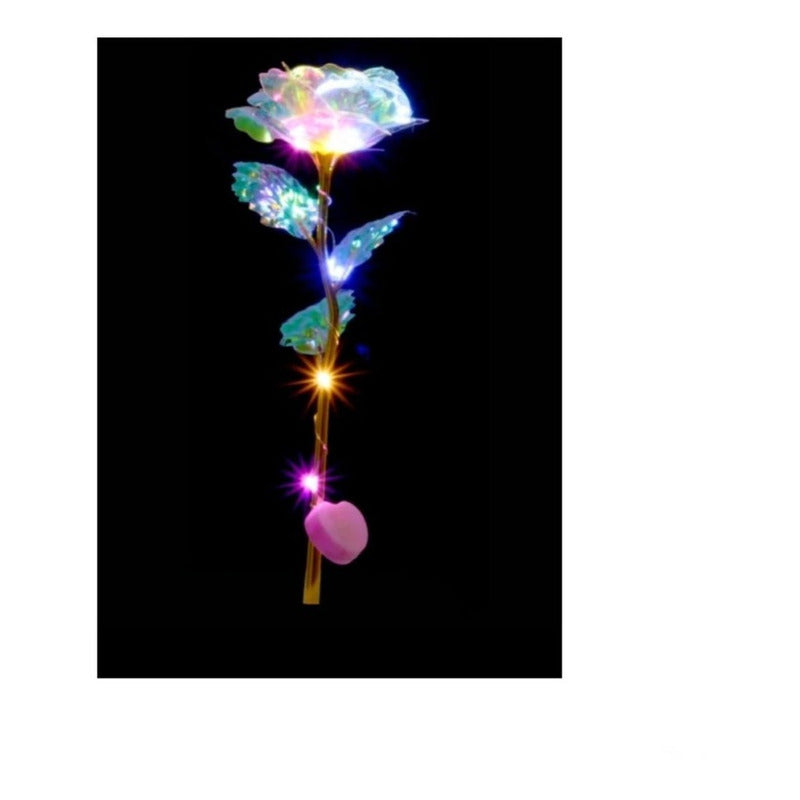 Rosa Luminosa Led  Regalo/ Bodas/ Fiestas/obsequio
