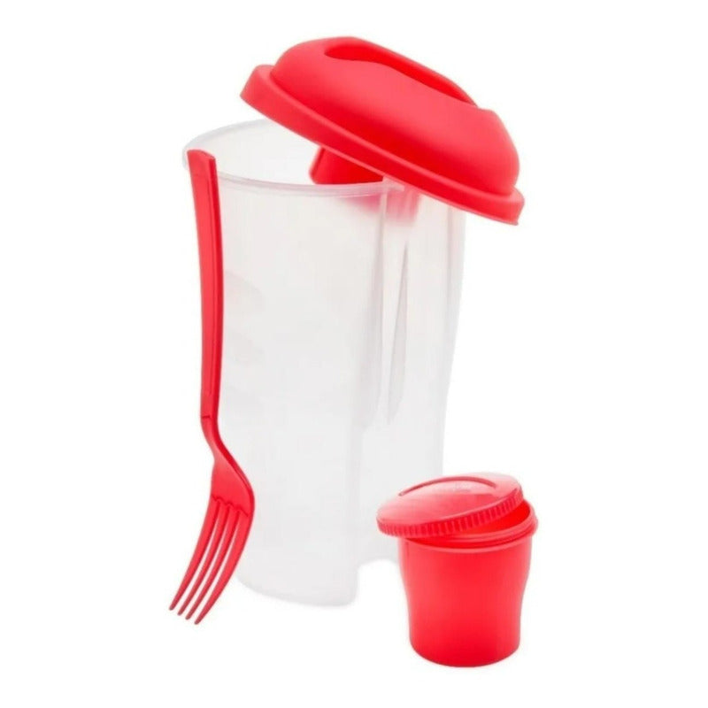 Vaso Contenedor  Ensalada Keep 730ml + Tenedor