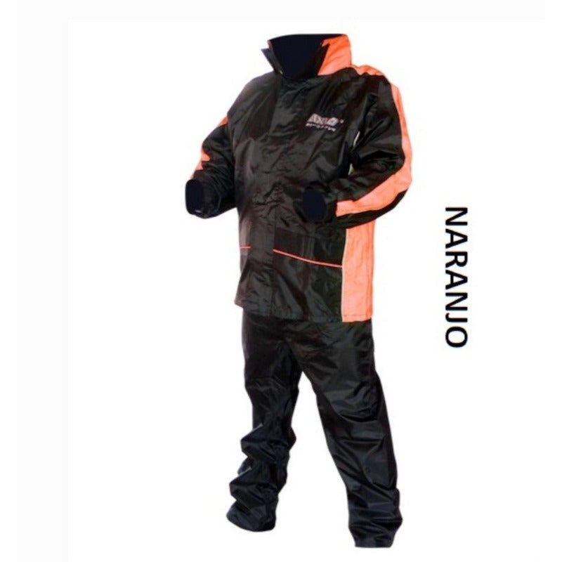Traje De Lluvia Negro M-l