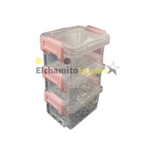Set De 3 Mini Contenedores Toppers De Almacenamiento