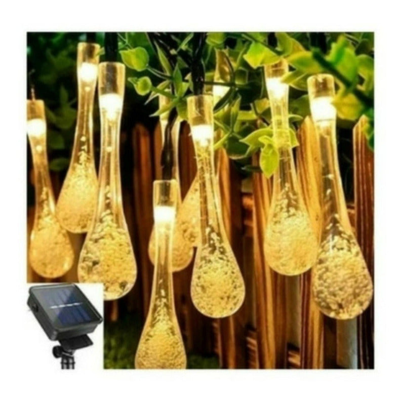 Luces Decorativas Solares Navideñas 5metros