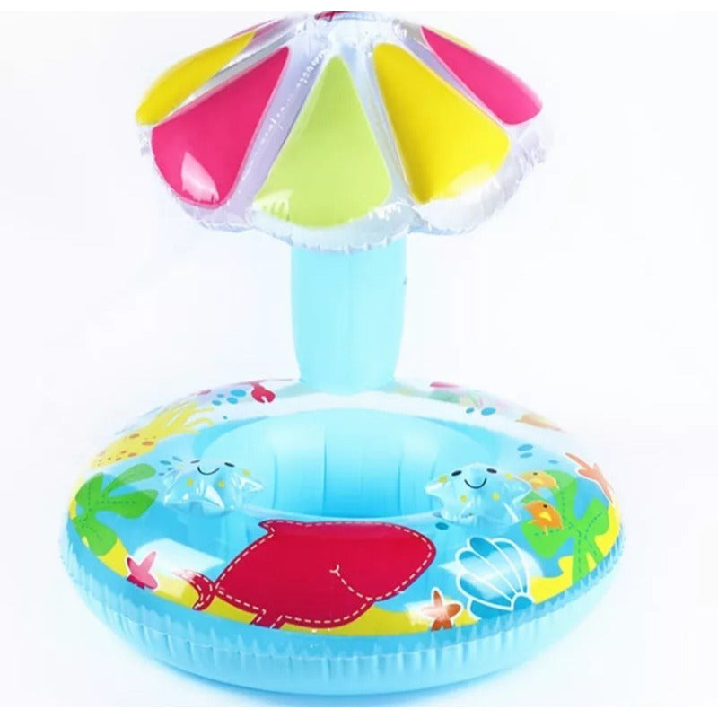 Flotador Sombrilla Silla Flotante Niños Piscina