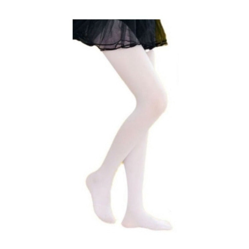 Pantys Blancas De Niña Talla 4 A 12
