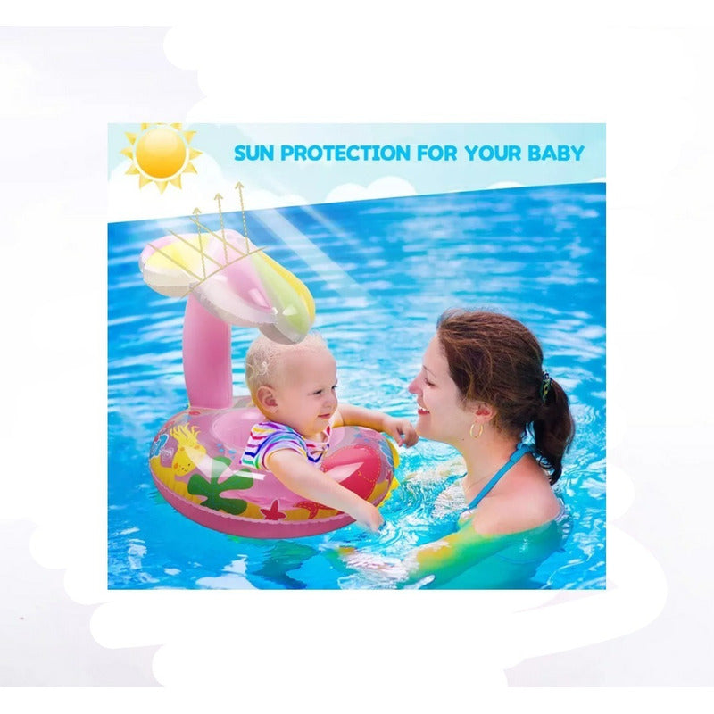 Flotador Sombrilla Silla Flotante Niños Piscina