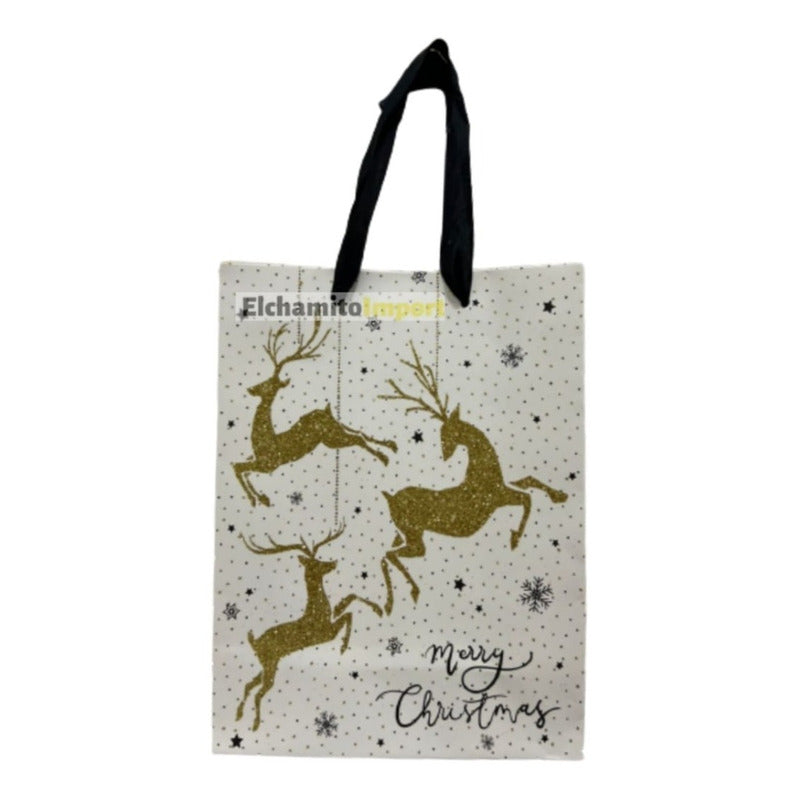 Pack 10 Bolsas Regalos Navideñas 40x30x12cm