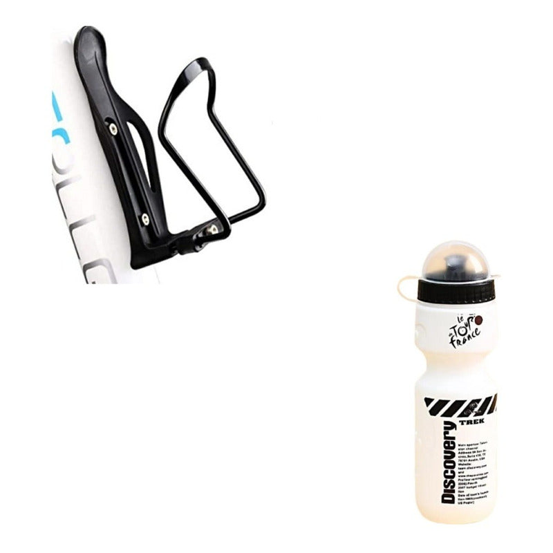 Pack Soporte Botella Bicicleta + Botella Discovery