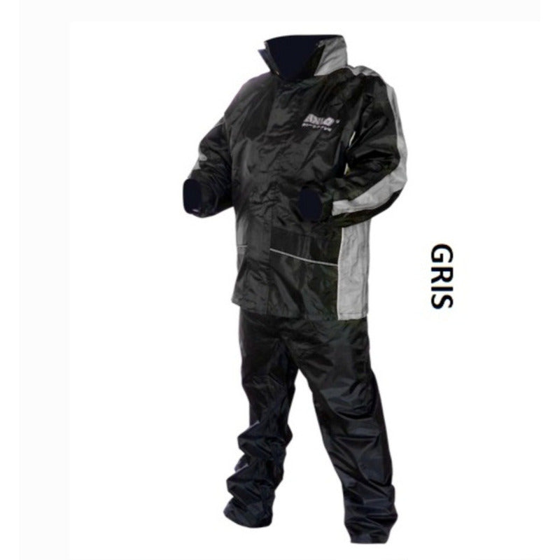Traje De Lluvia Negro M-l