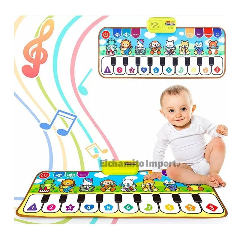 Manta O Estera De Piano Musical Para Niños