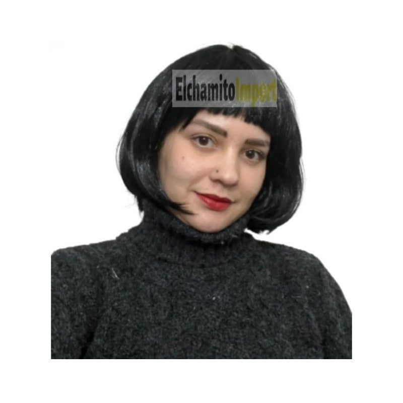 Peluca Sintética Colores Corta Ideal Para Disfraz